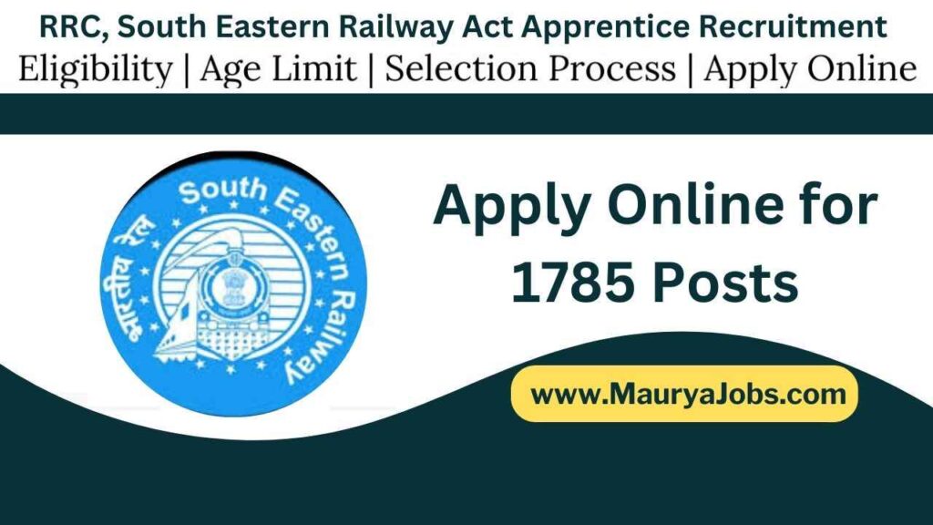 RRC, South Eastern Railway Act Apprentice Recruitment 2024 RRC, South Eastern Railway Act Apprentice Recruitment 2024