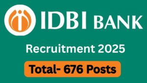 IDBI Junior Assistant Manager Recruitment 2025