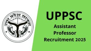 UPPSC Assistant Professor Recruitment 2025